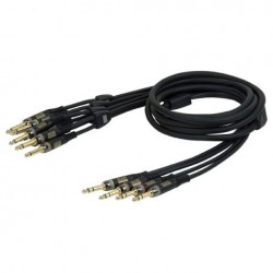 Cablu multicore XGL45 - 4 Jack effect send/return la 8 Jack mono 10m DAP Audio