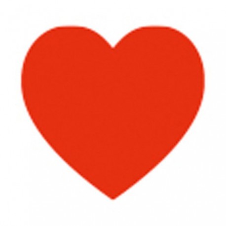 Rezerva confetti actionare electrica Showtec 50 cm inima rosie