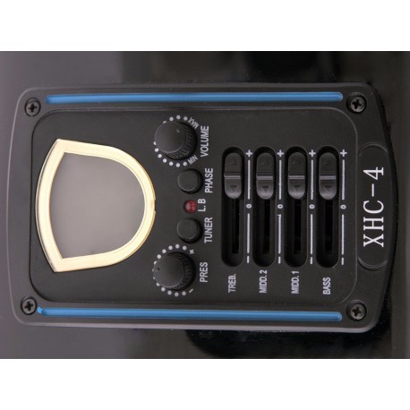 Chitara western cu 12 corzi, culoare neagra, Dimavery DR-612BK