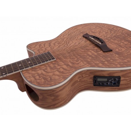 Chitara western cu pickup, culoare natur, Dimavery SP-100