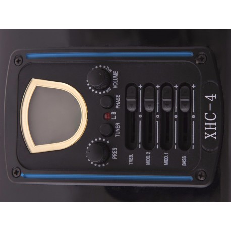 Chitara western decupata cu pickup, culoare redburst, Dimavery AW-400RB