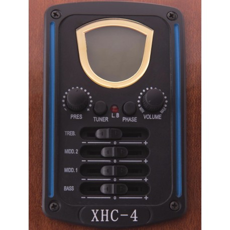 Chitara western decupata cu pickup, culoare sunburst, Dimavery AW-400SB