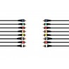 Cablu snake 8xRCA tata la 8xRCA tata, 15m, Omnitronic 30304753