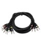 Cablu snake 8xJack 6.3mm la 16xJack 6.3mm, mono 15m, Omnitronic 30304758