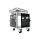 Flightcase/rack Profi KM 10U 55cm cu roti, Roadinger 30109194