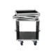 Flightcase/rack Profi KM 10U 55cm cu roti, Roadinger 30109194