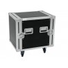 Flightcase/rack Profi KM 12U 55cm cu roti, Roadinger 30109196