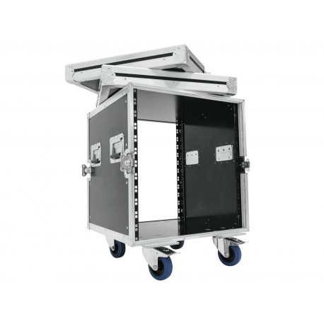 Flightcase/rack Profi KM 12U 55cm cu roti, Roadinger 30109196
