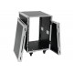 Flightcase/rack Profi KM 16U 55cm cu roti, Roadinger 30109198