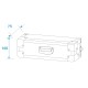 Flightcase/rack Profi 1U 25cm, Roadinger 30109160