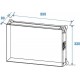 Flightcase/rack Profi 6U 45cm, Roadinger 30109105