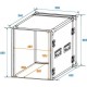Flightcase/rack Profi 12U 45cm, Roadinger 30109120