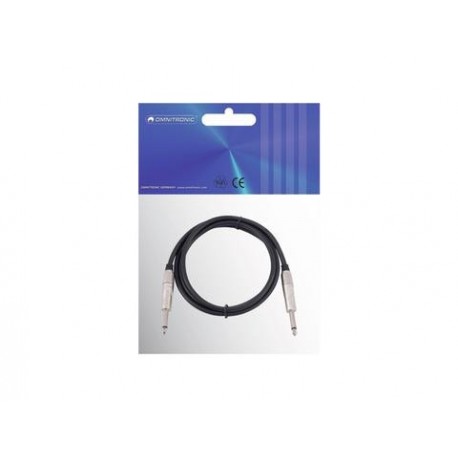 Cablu Jack 6.3mm la Jack 6.3mm, mono (1m), Omnitronic 30211650