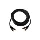 Cablu 2 RCA tata la 2 RCA tata (15m), Omnitronic 30209382