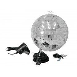 Set sfera cu oglinzi 30 cm cu LED spot, Eurolite 50101861