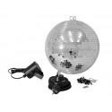 Set sfera cu oglinzi 30 cm cu LED spot, Eurolite 50101861