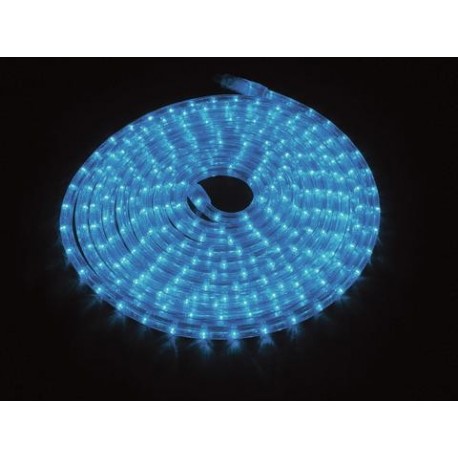 Furtun de lumini cu LED, 9m, albastru, Eurolite RUBBERLIGHT LED RL1-230V blue 9m (50506250)