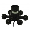 Soclu pentru becuri E27/60W cu switch, Eurolite Hexopus base black (51100650)