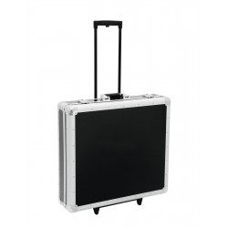 Flightcase/troller pentru 200 CD-uri, negru, Roadinger 30122092