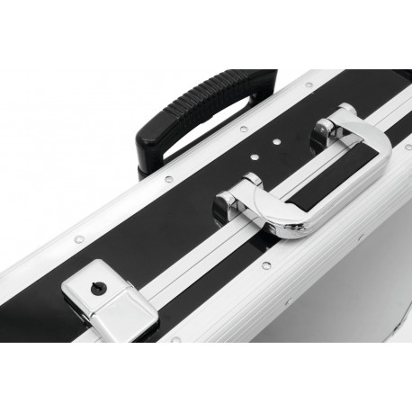 Flightcase/troller pentru 200 CD-uri, negru, Roadinger 30122092