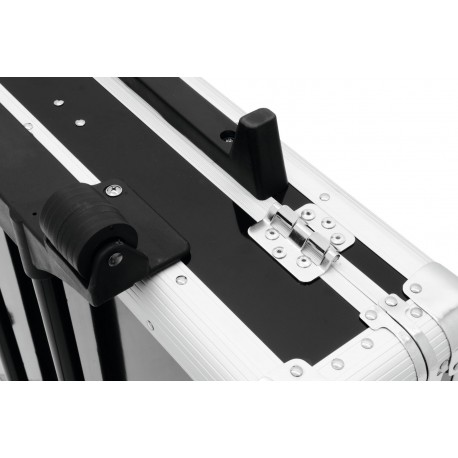 Flightcase/troller pentru 200 CD-uri, negru, Roadinger 30122092