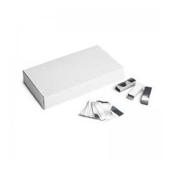 Slowfall confetti rectangles 500g, 55x17mm - White+Silver, MagicFX CON21WS