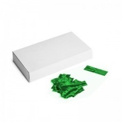 Metallic confetti rectangles 500g, 55x17mm - Green, MagicFX CON40DG