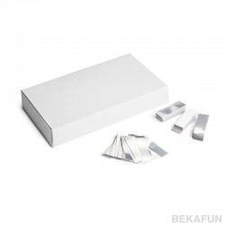 Metallic Confetti rectangles 500g, 55x17mm - White, MagicFX CON40WH