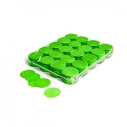 Slowfall confetti rounds 1 Kg, Ã˜ 55mm - Light Green, MagicFX CON02LG