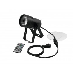 Pinspot RGBW de podea cu LED COB si control DMX + telecomanda IR, Eurolite PST-15W MK2 (51916251)