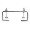 C-Clamp 20cm, diametru 50mm, cromat, 30 Kg/max, Eurolite TCH-50/20 SILVER (58000655)