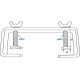 C-Clamp 20cm, diametru 50mm, cromat, 30 Kg/max, Eurolite TCH-50/20 SILVER (58000655)