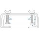 C-Clamp 20cm, diametru 50mm, cromat, 100 Kg/max, Eurolite TCH-50/20H SILVER (58000657)