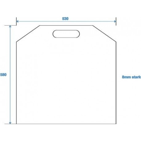 Separator mare pentru flightcase universal, Roadinger 30126420