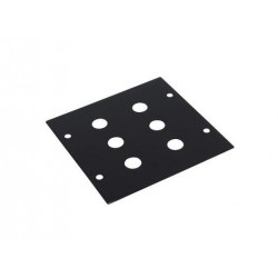 482 mm (19") mounting plate, 1 RS, Monacor RH-100