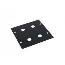 482 mm (19") mounting plate, 1 RS, Monacor RH-100