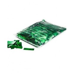 Metallic confetti rectangles 1 Kg, 55x17mm - Green, MagicFX CON10DG