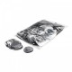 Metallic confetti rounds 1 Kg, Ã˜ 55mm - Silver, MagixFX CON13SL