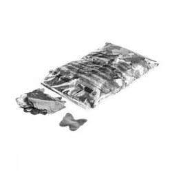 Metallic confetti butterflies 1 Kg, Ã˜55mm - Silver, MagicFX CON17SL