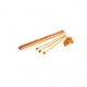 Streamers, folie 100 bucati, 5m x 0.85cm - Orange, MagicFX STR01OR