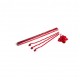 Streamers, folie 100 bucati, 5m x 0.85cm - Red, MagicFX STR01RD