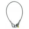 Safety bond , Lifting rope 1500x10mm w. shackle -400kg Eurolite