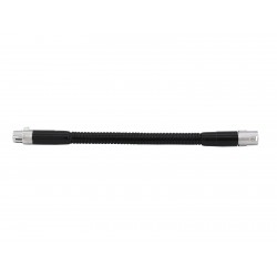 Gooseneck flexible black XLR/XLR, 47cm Omnitronic
