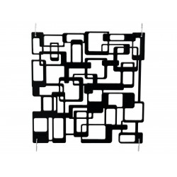 Room Divider labyrinth black 4x EuroPalms 83313523