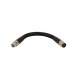 Gooseneck flexible black XLR/XLR, 47cm Omnitronic