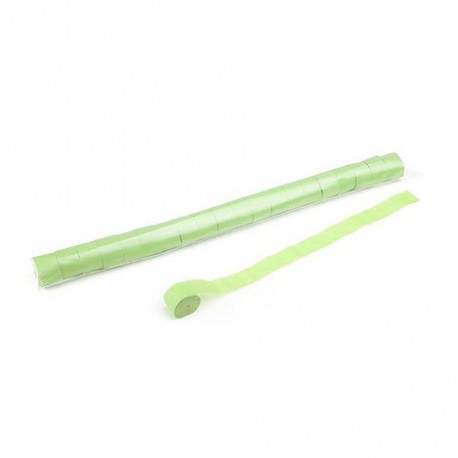 Stadium Streamers, folie 20 bucati, 20m x 2.5cm - Light Green, MagicFX STR09LG