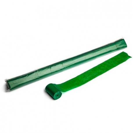 Stadium Streamers, folie 10 bucati, 20m x 5cm - Dark Green, MagicFX STR04DG