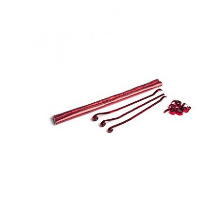 Metallic streamers, folie 100 bucati, 5m x 0.85cm - Red, MagicFX STR05RD