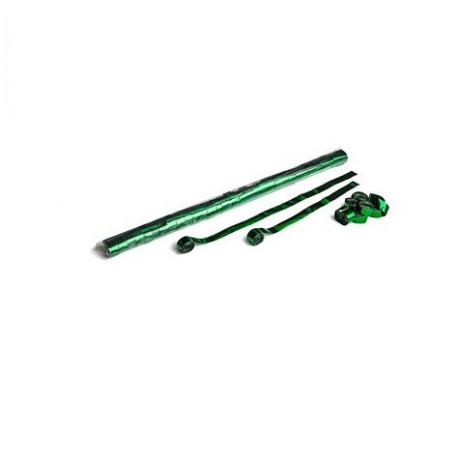 Metallic streamers, folie 32 bucati, 10m x 1.5cm - Green, MagicFX STR06DG