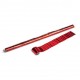 Metallic streamers, folie 10 bucati, 10m x 5cm - Red, MagicFX STR07RD